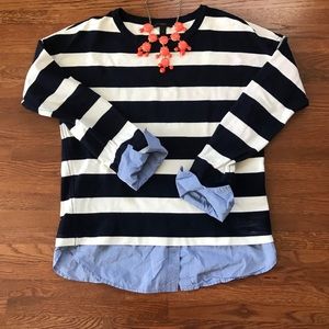 J. Crew Striped Top
